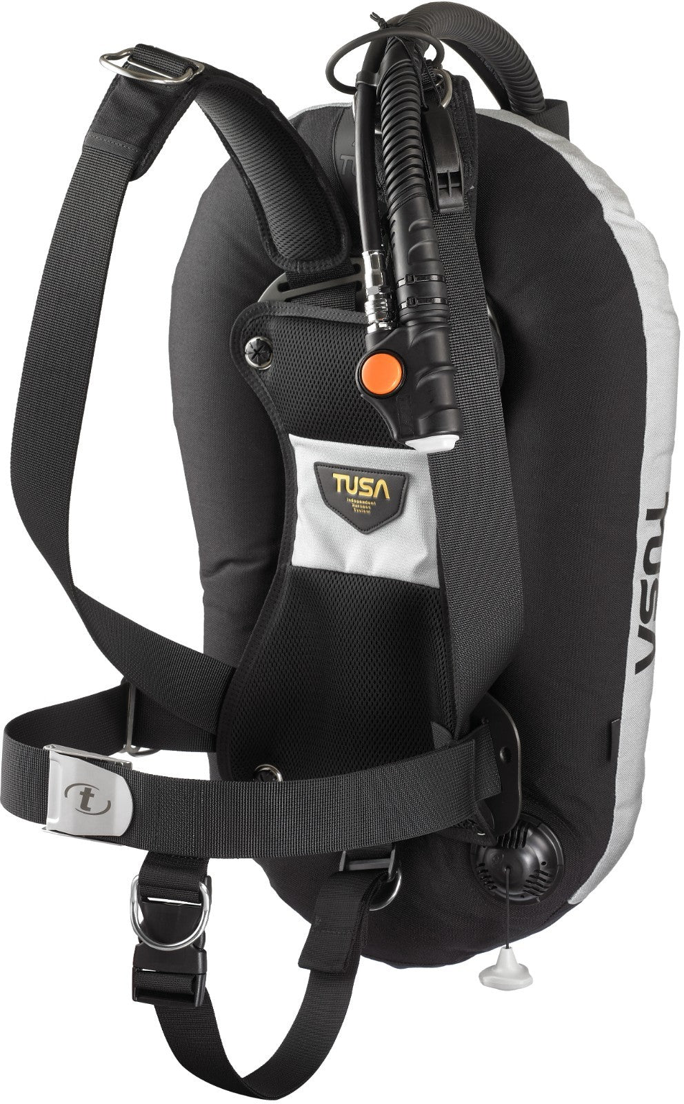 Tusa T-Wing Scuba Dive Tech BC BCD, Aluminum Harness, Back Inflate (BC-0502B-GR)0