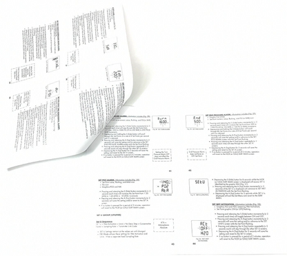 Oceanic DataMask Scuba Dive Wireless Computer Operating Manual Printed Data Mask5