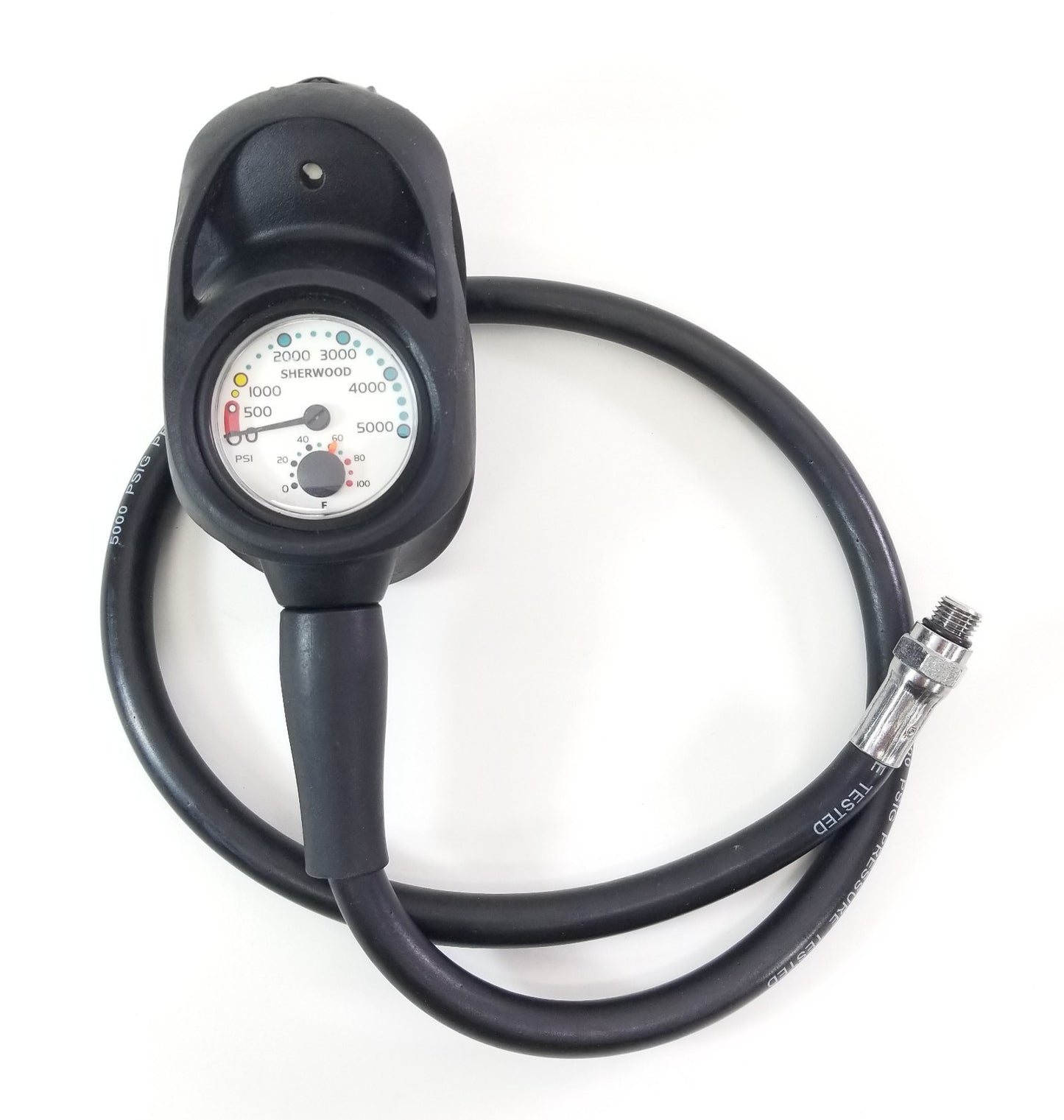 Sherwood Navigator 3 Gauge Scuba Dive Complete Console SPG, Depth, Compass3