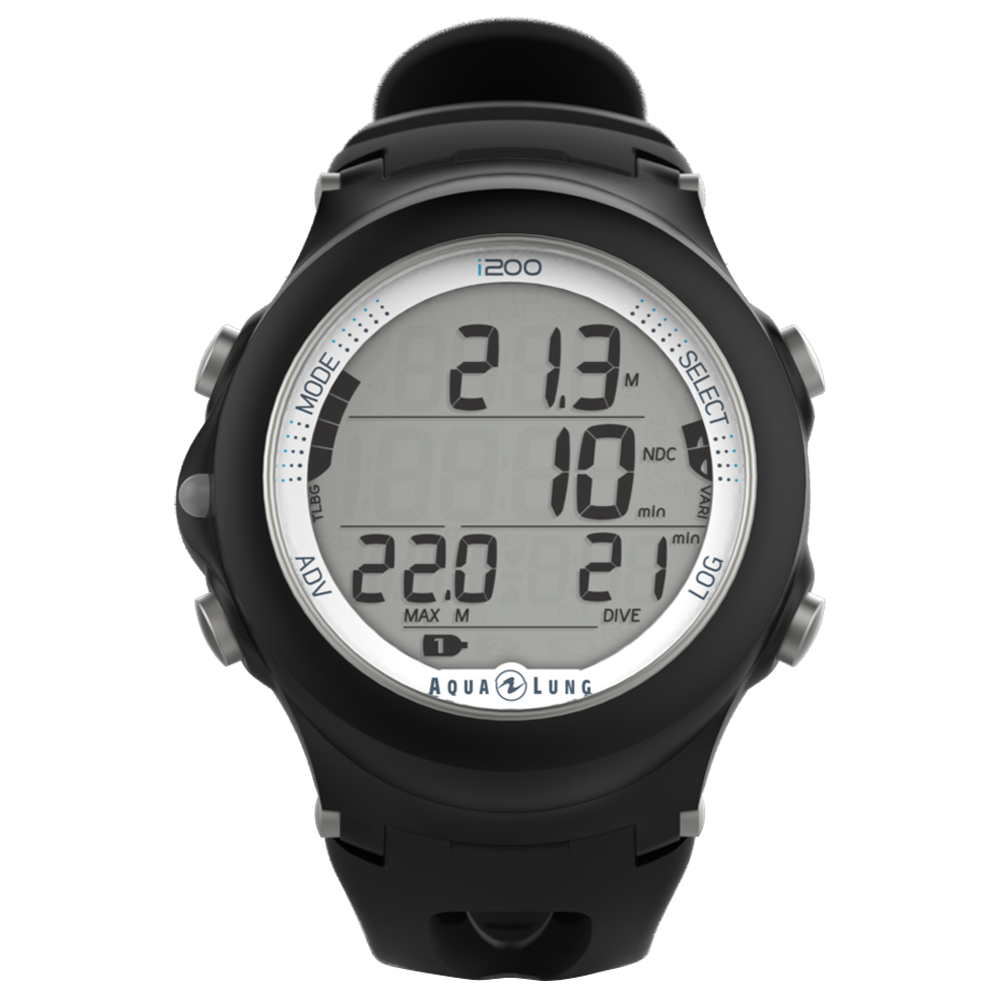 Aqua Lung i200 Wrist Watch Scuba Computer Air, Nitrox, Free Dive, Gauge Mode LED1