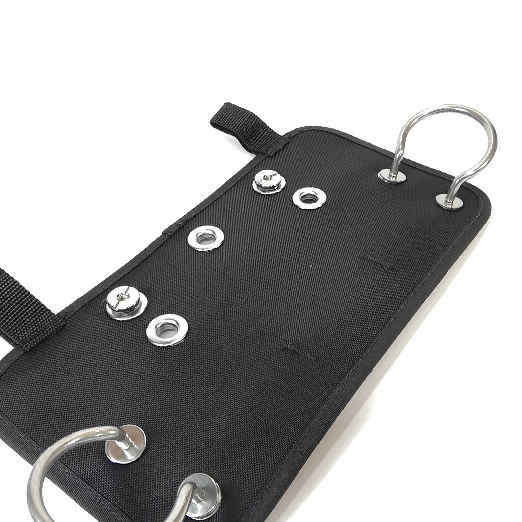 Scuba Dive BCD Butt Plate + Book Screws, Clip Loops Harness Board Sidemount Tech1