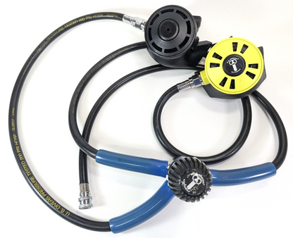 US Divers - Aqua Lung Conshelf 21 1st & 2nd Stage Scuba Dive Regulator Set, Octo1