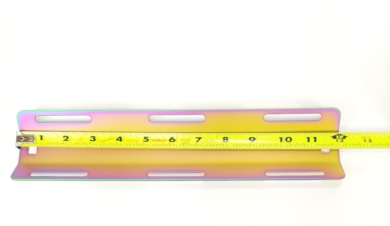 Titanium Single Tank Adapter Scuba Tech Dive Backplate 3 Slot 12" x 2 3/4" BCD12