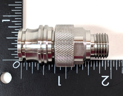 QD Quick Disconnect Hose 2 Piece Adapter OTS Full Face Scuba Diving Mask18