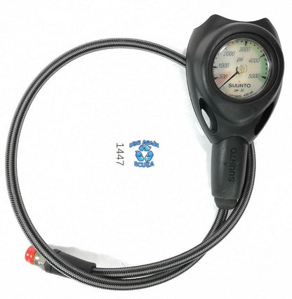 Suunto SM-36 2in 5000 PSI SPG Submersible Pressure Gauge Scuba Dive w Boot #14474