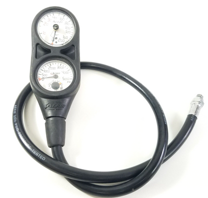 Aeris Scuba Dive Swiv 2 or 3 Gauge Complete Console SPG Depth (Oceanic Navigator3