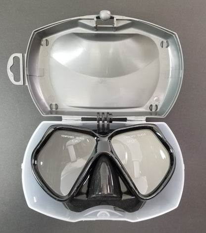 Mask / Goggles Storage Case Clear Protective Hard Box Scuba Dive Snorkel Carry12