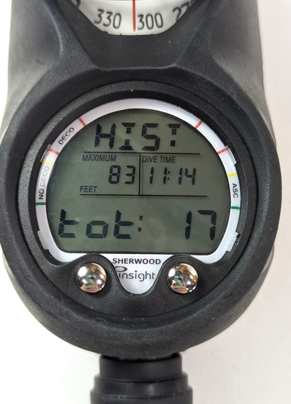 Sherwood Insight 3 Gauge Navigator Console Scuba Dive Diving Computer Air Nitrox5