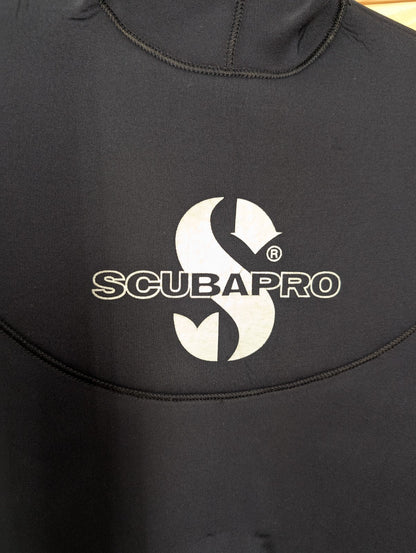 ScubaPro Men's Hybrid Hooded Vest 5mm - 3mm Black Size XL - X Large Wetsuit Hood5