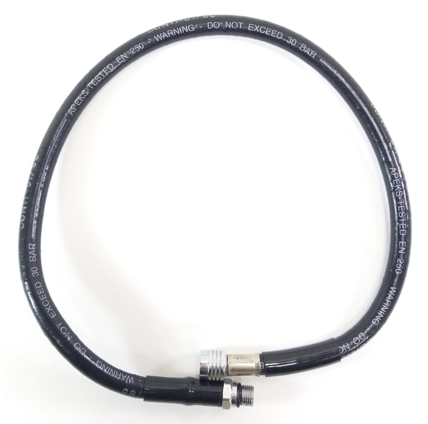 Apeks 30" Regulator Hose with 1/2" Threads Scuba Dive Diving Low Pressure #57801