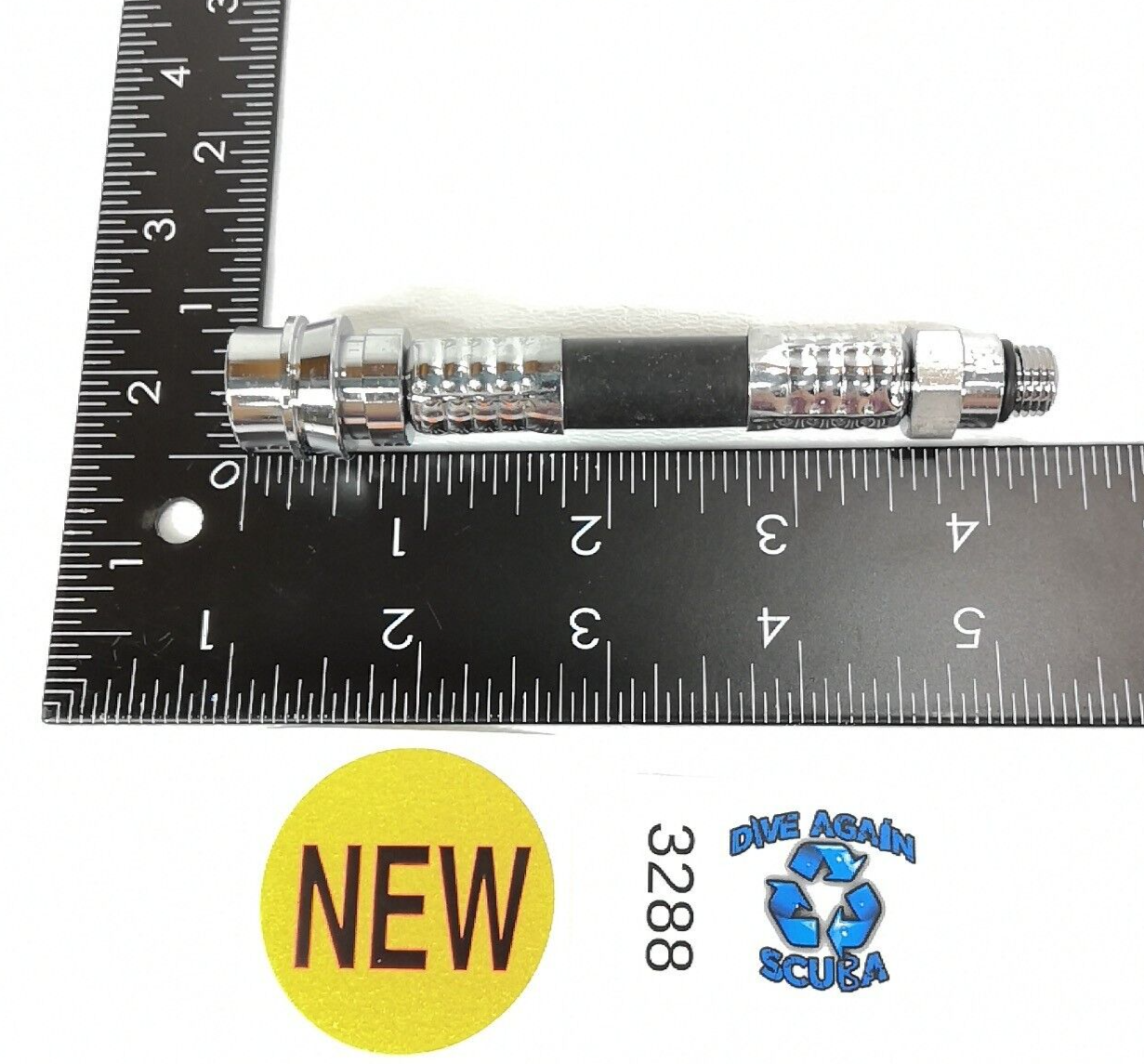 4" Sherwood Minimus / Shadow BC BCD Scuba Dive Octo Inflator Hose LP QD Short3