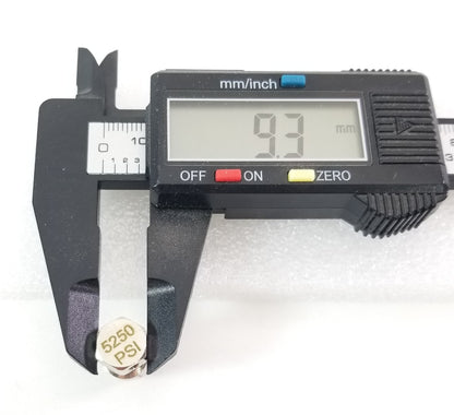 Blue Steel 3/8" Burst Disc Scuba Dive Tank Valve 5250 / 3180, 3442 psi Paintball6