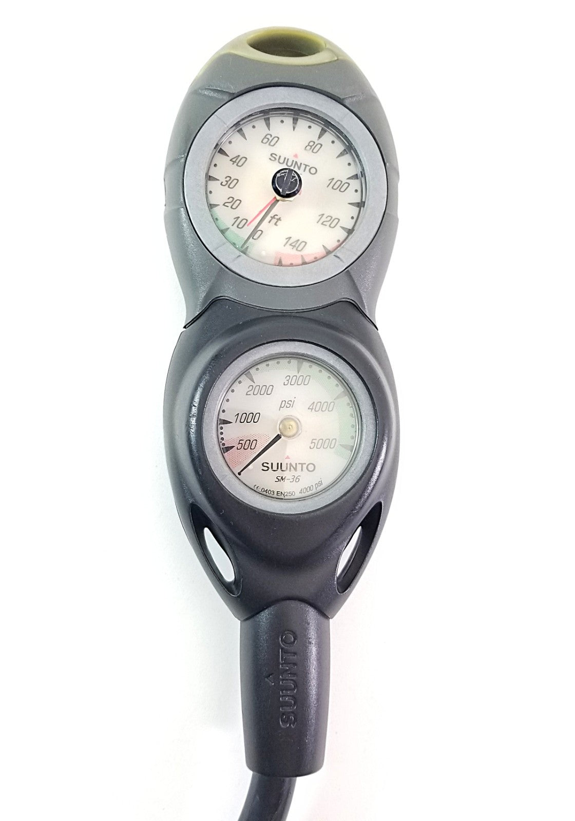 Suunto Scuba Dive 2 Gauge Console SM-16 150ft Depth Gauge SM-36 5000 PSI SPG3