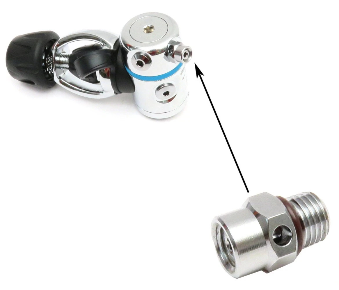 1st Stage Regulator OPV 180-200PSI Over Pressure Relief Valve Scuba Dive LP 3/8"0