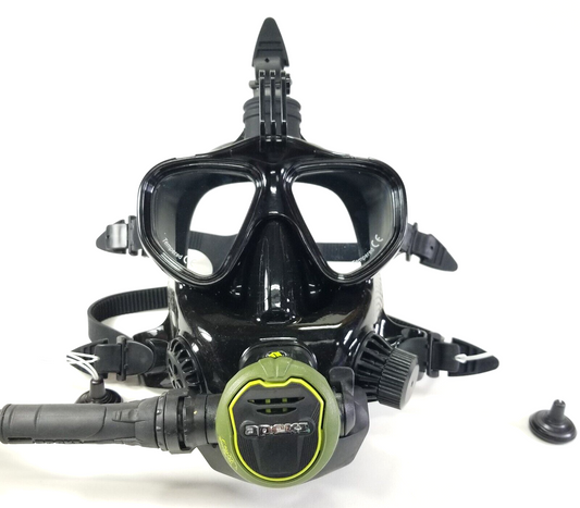 Apeks Full Face Scuba Dive Mask Fits Most 2nd Stage Regulators AT ATX MTX XTX XL