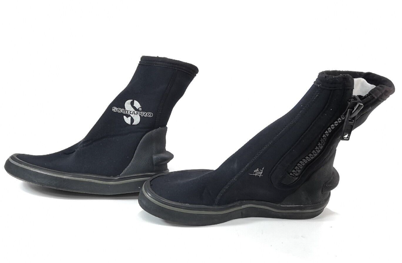 Scubapro 5mm Zipper Scuba Diving Boots Size 5 XXS, 2XS Neoprene Booties1