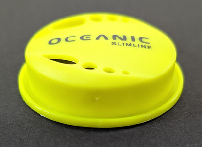 Genuine, OEM Oceanic Slimline Octo Diaphragm Purge Front Cover Scuba Dive Yellow1