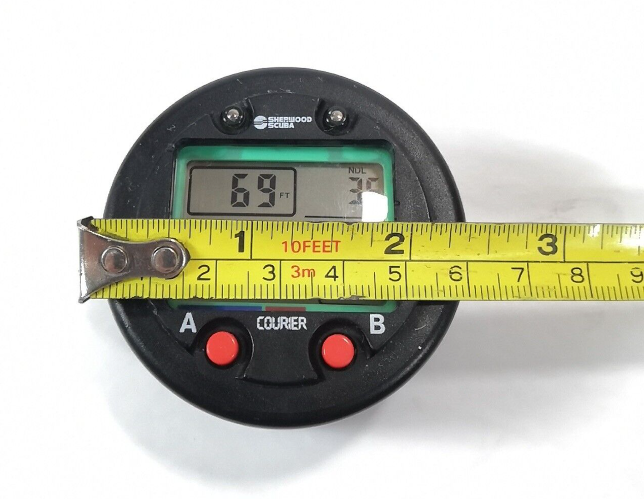 Sherwood Courier CR100 Air Scuba Dive Computer Puck Module Aqua Lung Matrix II 26