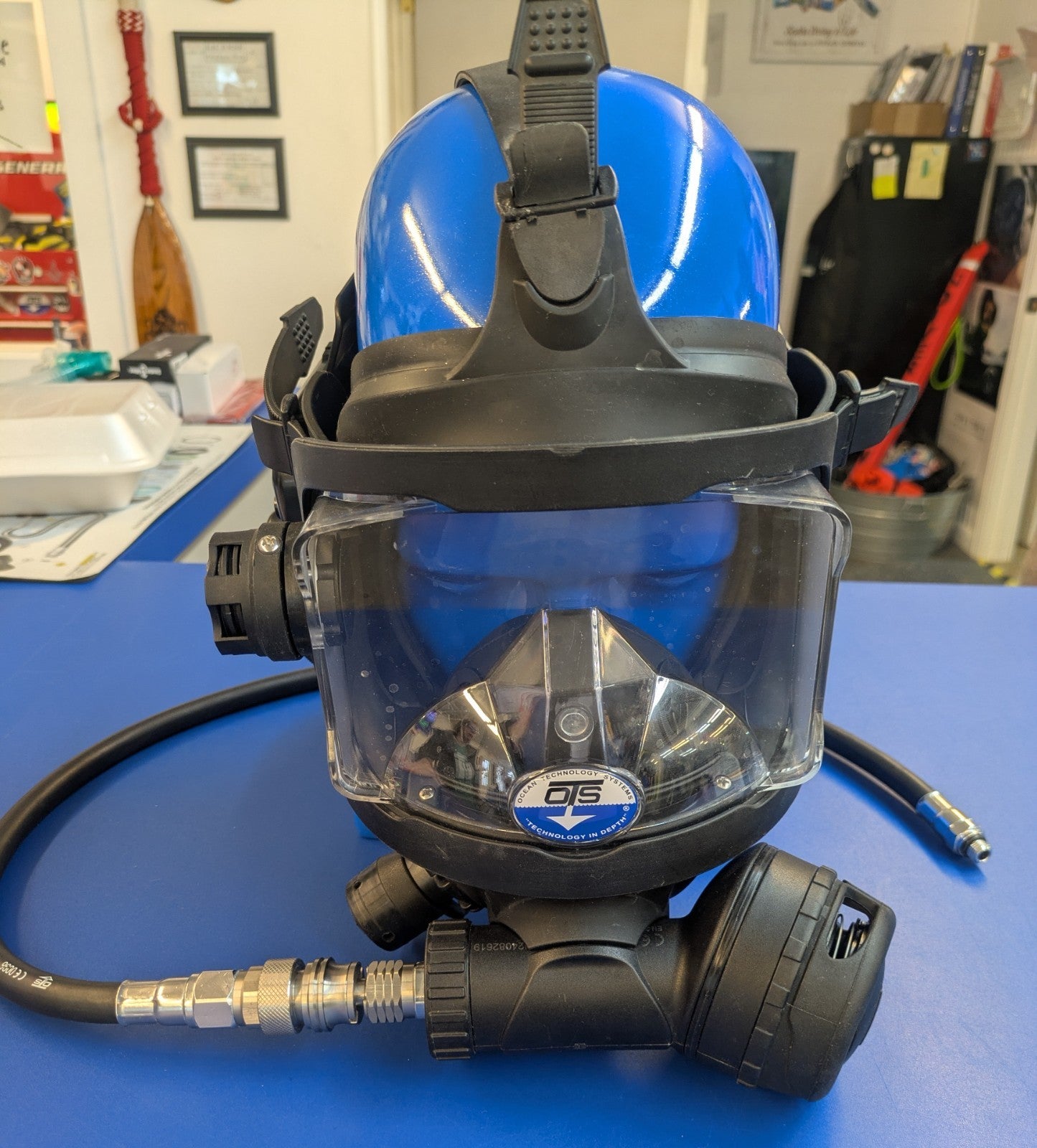 QD Quick Disconnect Hose 2 Piece Adapter Interspiro Full Face Scuba Diving Mask3