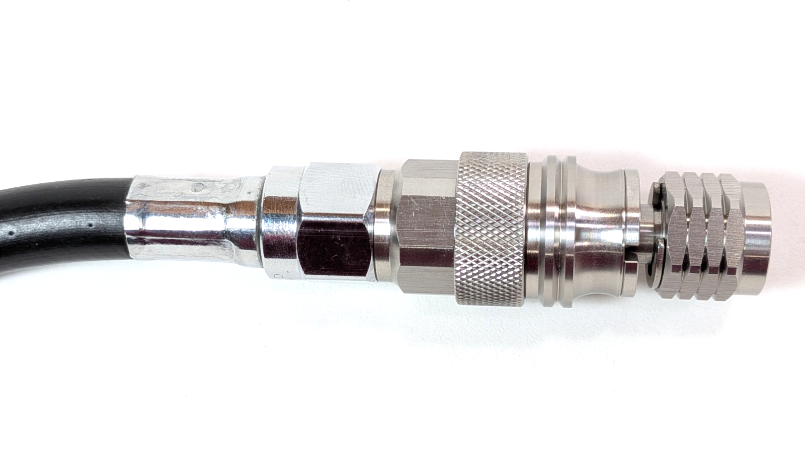 QD Quick Disconnect 2nd Stage Regulator Hose 2 Piece Adapter Set Stainless Steel14