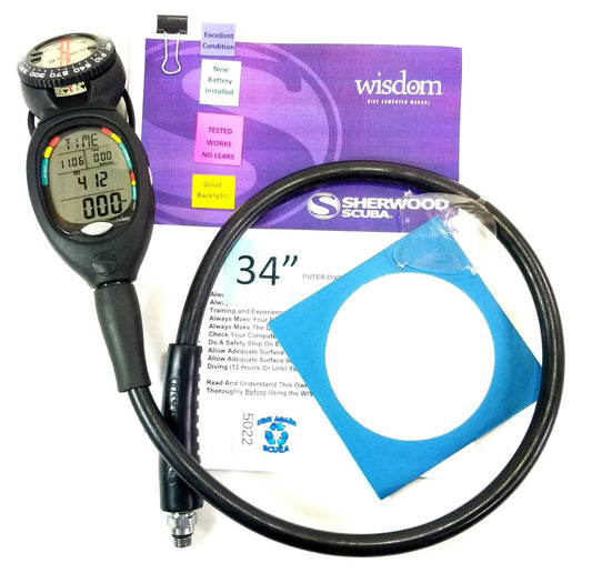 Sherwood WISDOM Air Integrated Scuba Dive Computer Air & Nitrox            #5022