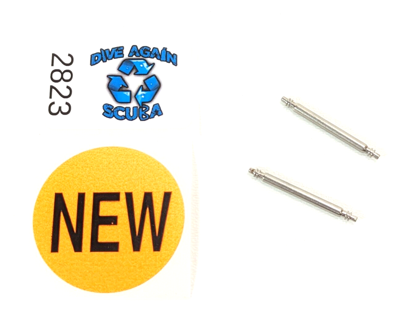 OEM HOLLIS 2x Spring Bar Pins Scuba Dive Computer Watch DG01, DG03, TX1