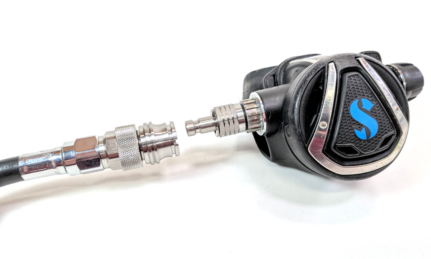 QD Quick Disconnect 2nd Stage Regulator Hose 2 Piece Adapter Set Stainless Steel5