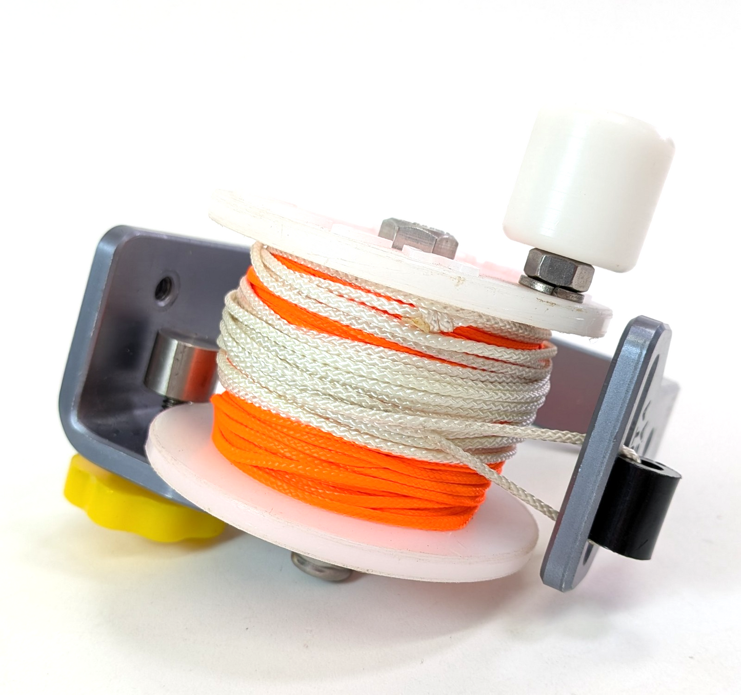 Manta Mini Cave Tec Wreck Scuba Diving Reel with 100' of #24 Braided Nylon Line7