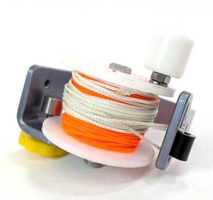 Manta Mini Cave Tec Wreck Scuba Diving Reel with 100' of #24 Braided Nylon Line7