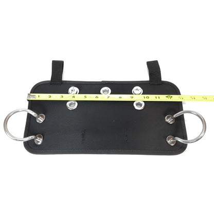 Scuba Dive BCD Butt Plate + Book Screws, Clip Loops Harness Board Sidemount Tech2