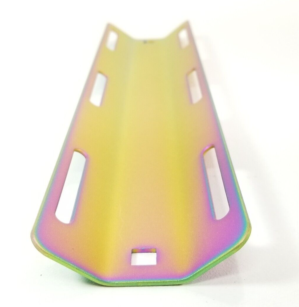 Titanium Single Tank Adapter Scuba Tech Dive Backplate 3 Slot 12" x 2 3/4" BCD11