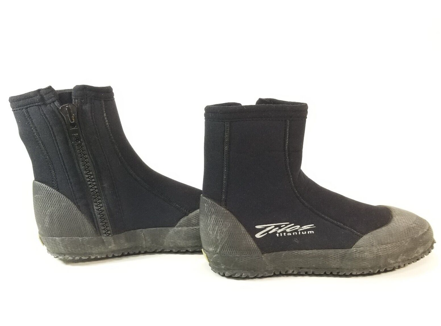 Tilos Titanium Zipper Neoprene Booties Boots 3mm SIZE 6 Scuba Dive5