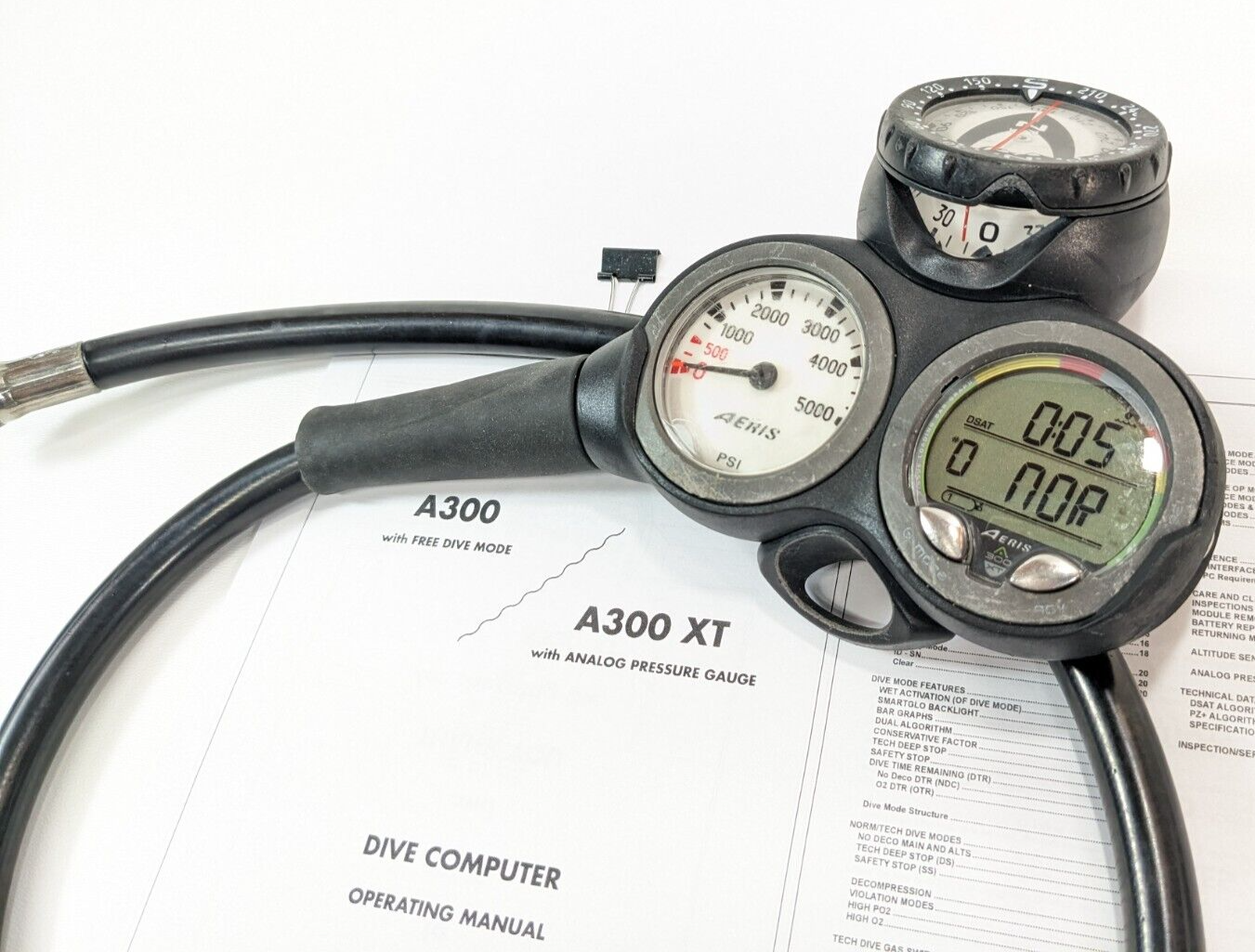 Aeris A300 XT Air Integrated Scuba Dive Computer Console Air & Nitrox  A300xt4