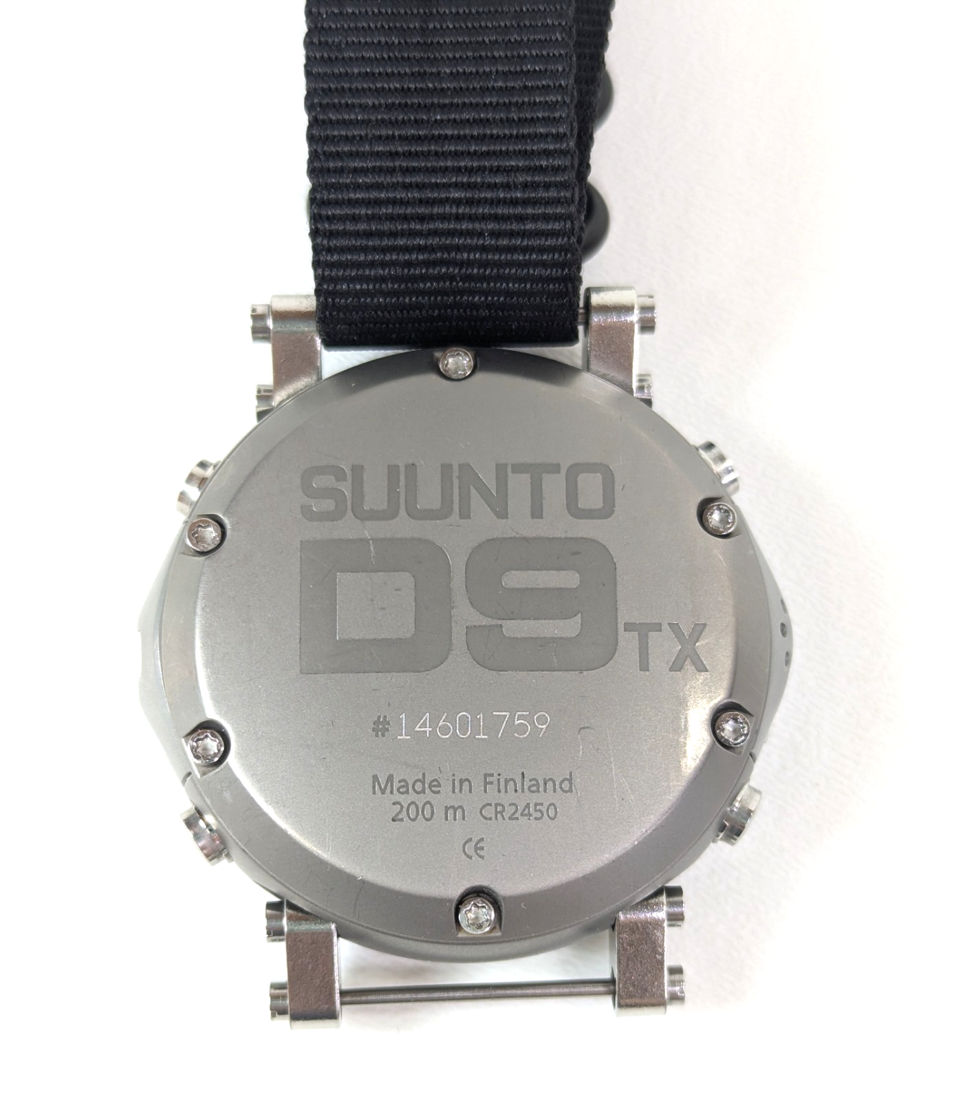 SUUNTO D9tx Titanium Trimix SCUBA DIVE COMPUTER WRIST WATCH Wireless Nitrox 55453