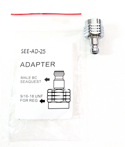 QD Quick Disconnect Hose Male Adapter for all 2nd Stage Scuba Diving Regulators7