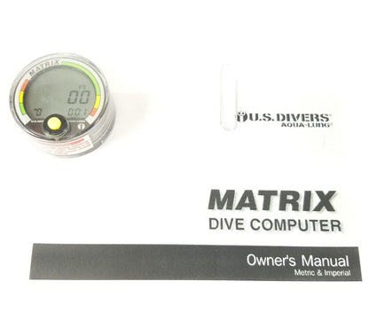 US Divers / Aqua Lung Matrix Scuba Dive Diving Computer Puck Module with Manual