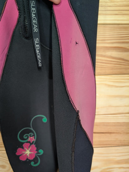 Sub Gear Women's 3mm Full Wetsuit Scuba, Dive, Surf Wet Suit Size Small, 38, 68