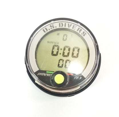 US Divers DATAPRO DS3 Digital Depth Gauge Scuba Computer Puck Bottom Timer1