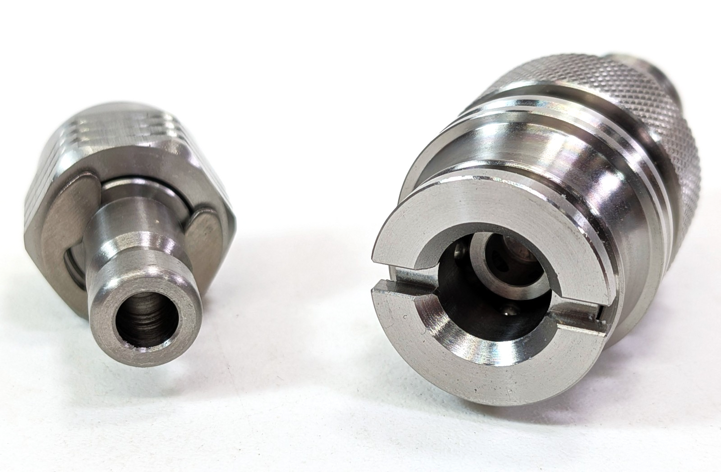 QD Quick Disconnect 2nd Stage Regulator Hose 2 Piece Adapter Set Stainless Steel2