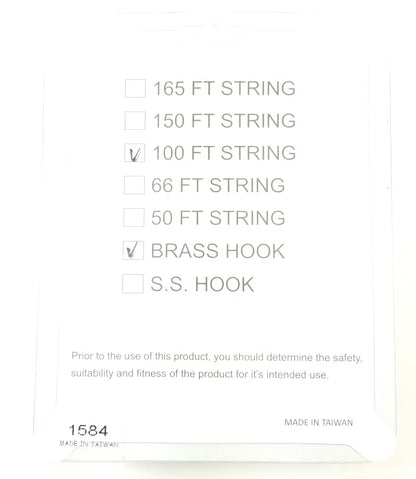 Scuba Diving Dive Compact Finger Spool Reel 100ft - Yellow Line With Double Clip2