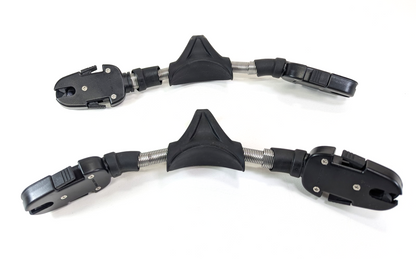 2 X Atomic Aquatics Split Fin Spring Straps Scuba Diving Fins EXCELLENT!   #55475