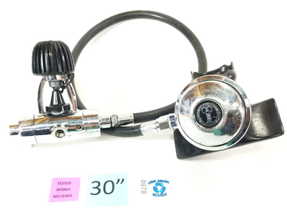 US Divers Aqua Lung Conshelf XII / 14 Regulator Set Scuba Reserve 1st 2nd Stage0