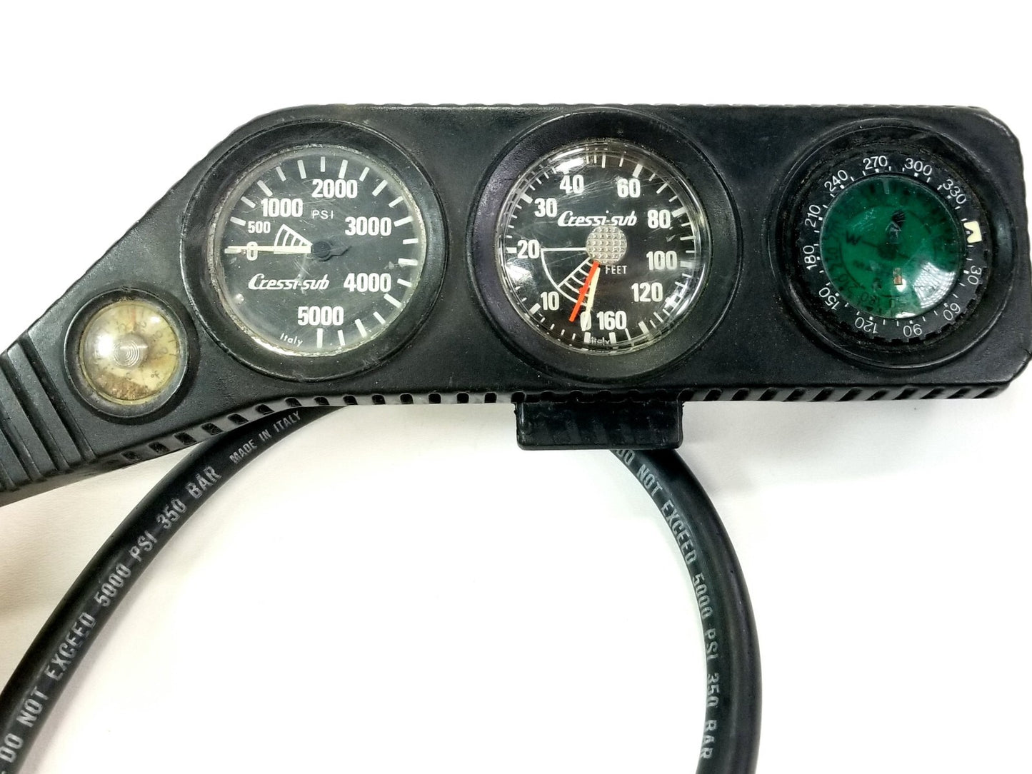 Cressi Scuba Dive 3 Gauge Complete Console Pressure SPG, Depth, Compass9