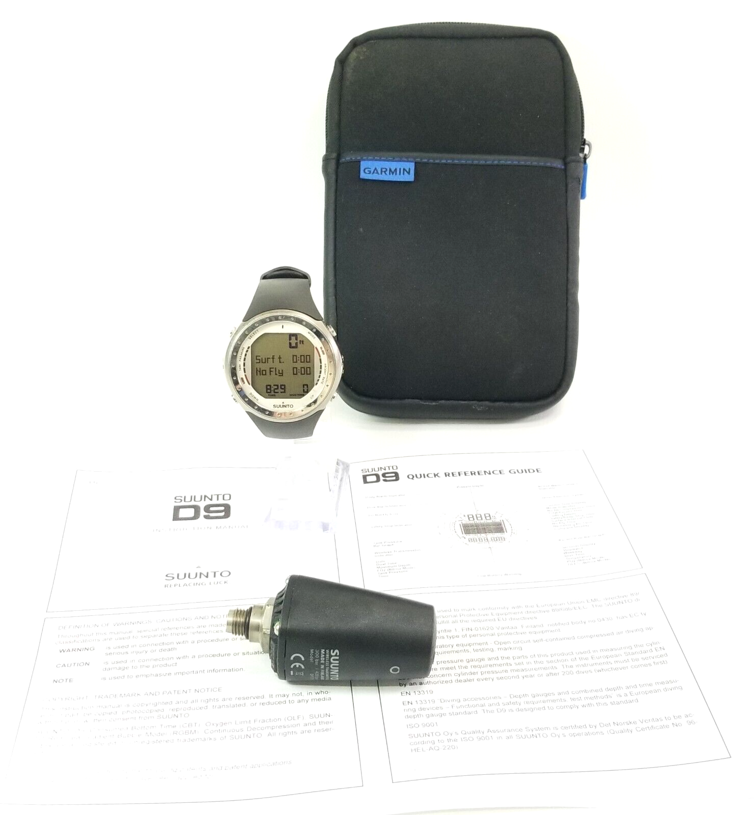 SUUNTO D9 Titanium SCUBA DIVE COMPUTER + Transmitter WRIST WATCH Wireless Nitrox0