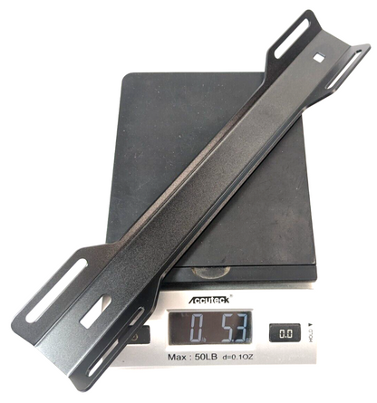 Aluminum Black Single Tank Adapter Scuba Tech Dive Backplate 13 3/4" x 2 3/4 BCD4