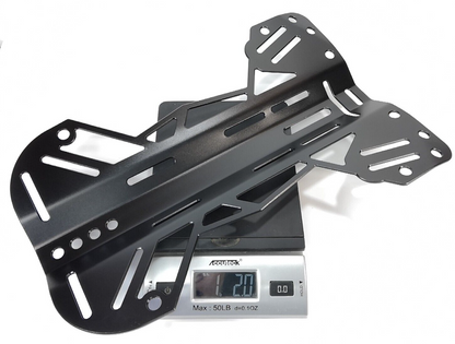 Aluminum Backplate Tech Scuba Dive Side Mount, BCD Single Tank Adapter, Doubles5