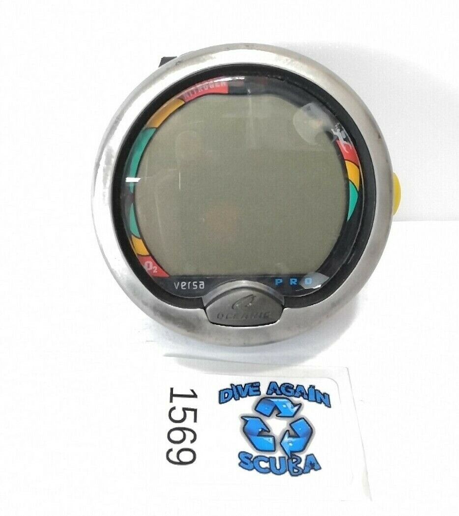 Oceanic Versa Pro Wrist Scuba Dive Computer Puck  As-Is Says, "ALT"        #1569