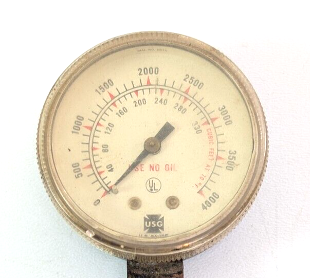 Scuba Dive Yoke Tank Cylinder Pressure Checker 4000 PSI - 330 Bar Check Gauge1