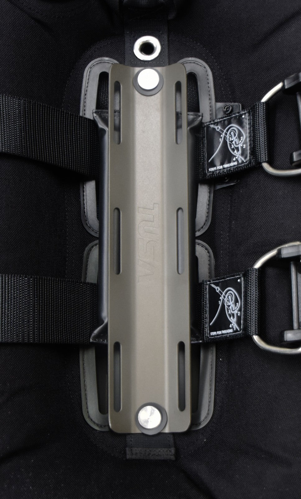 Tusa T-Wing Scuba Dive Tech BC BCD, Aluminum Harness, Back Inflate (BC-0502B-GR)3