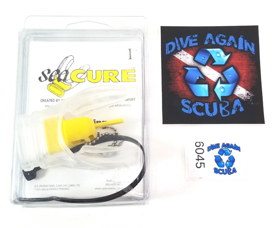 Scuba Diving SeaCURE X Type Moldable Mouthpiece Clear 1 NEW Mouth Piece0